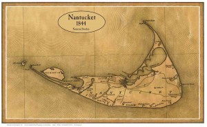 Nantucket 1840 map